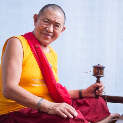 HE Garchen Rinpoche Teaching On Prayer Wheels