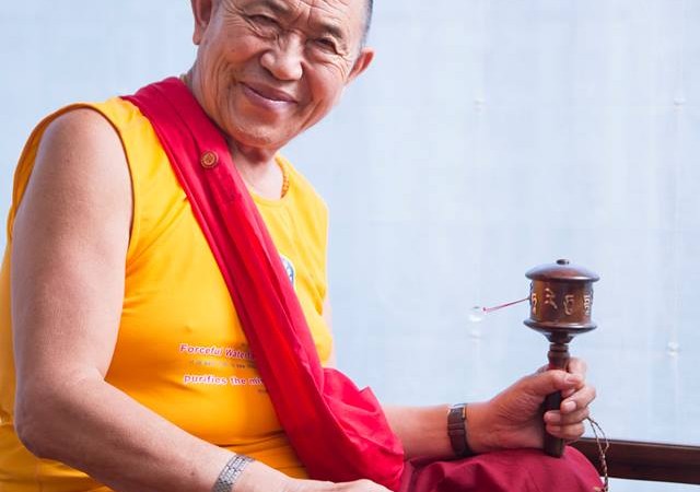 HE Garchen Rinpoche Teaching On Prayer Wheels