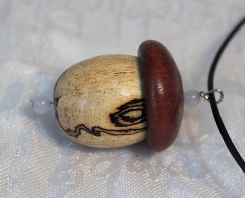 Chenrezig Pendant Prayer Wheel Acorn