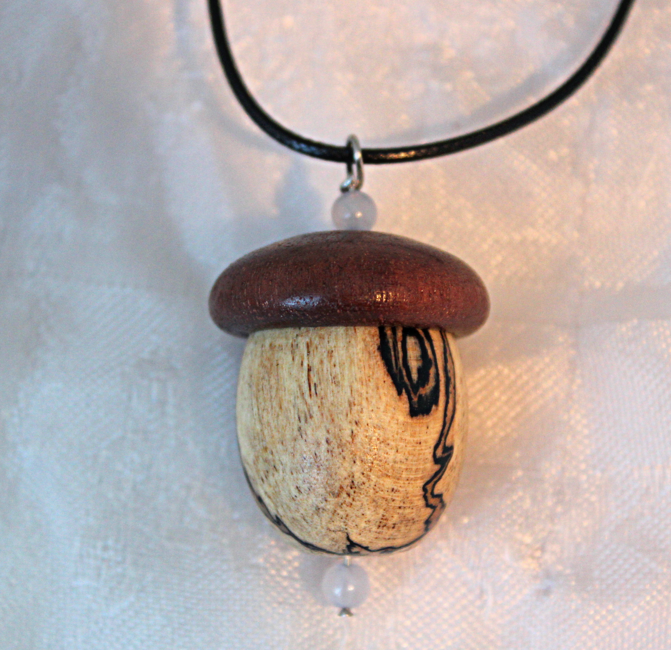 Chenrezig Pendant Prayer Wheel Acorn - Image 6