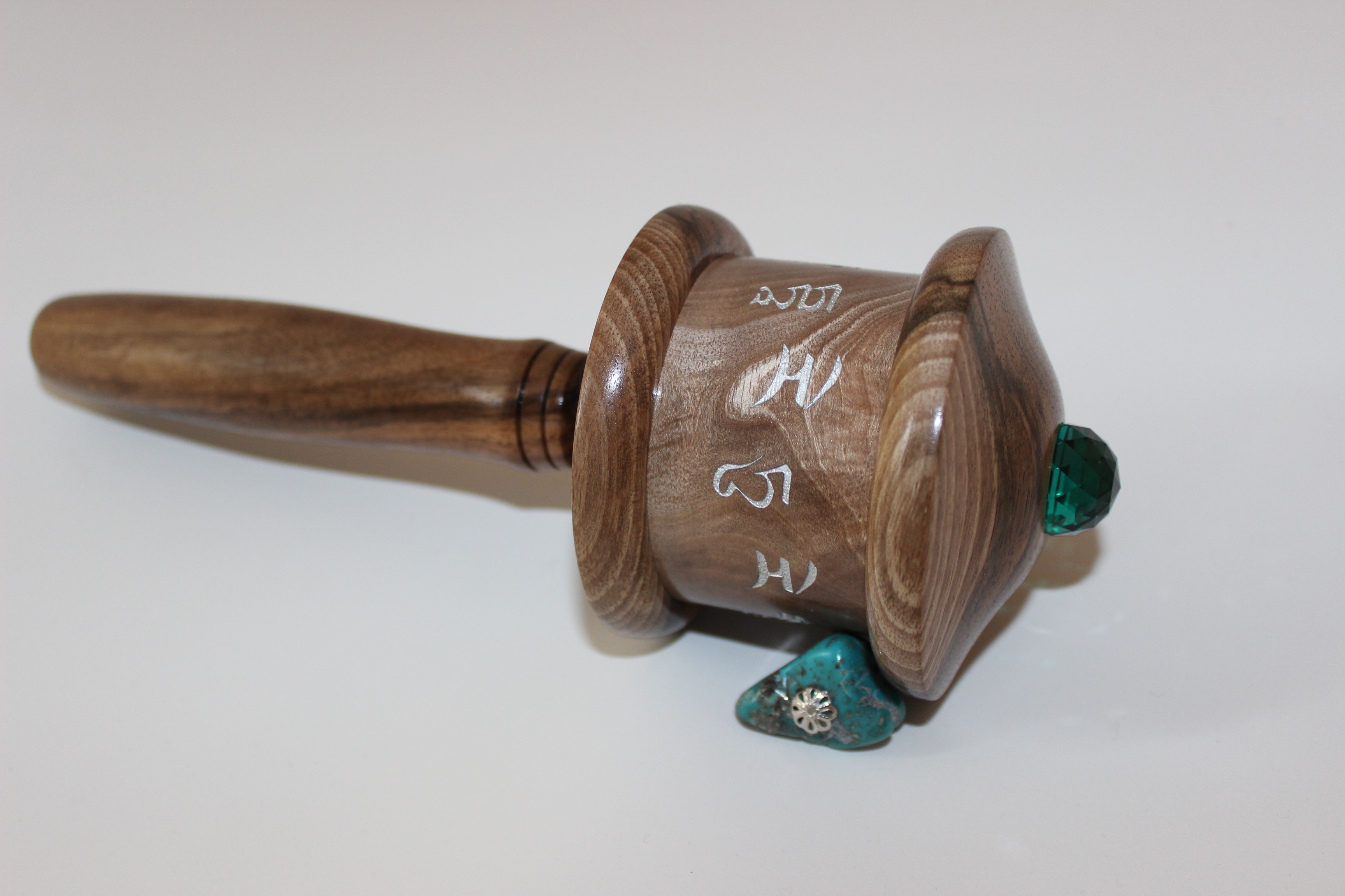 Green Tara Prayer Wheel Standard - Image 6