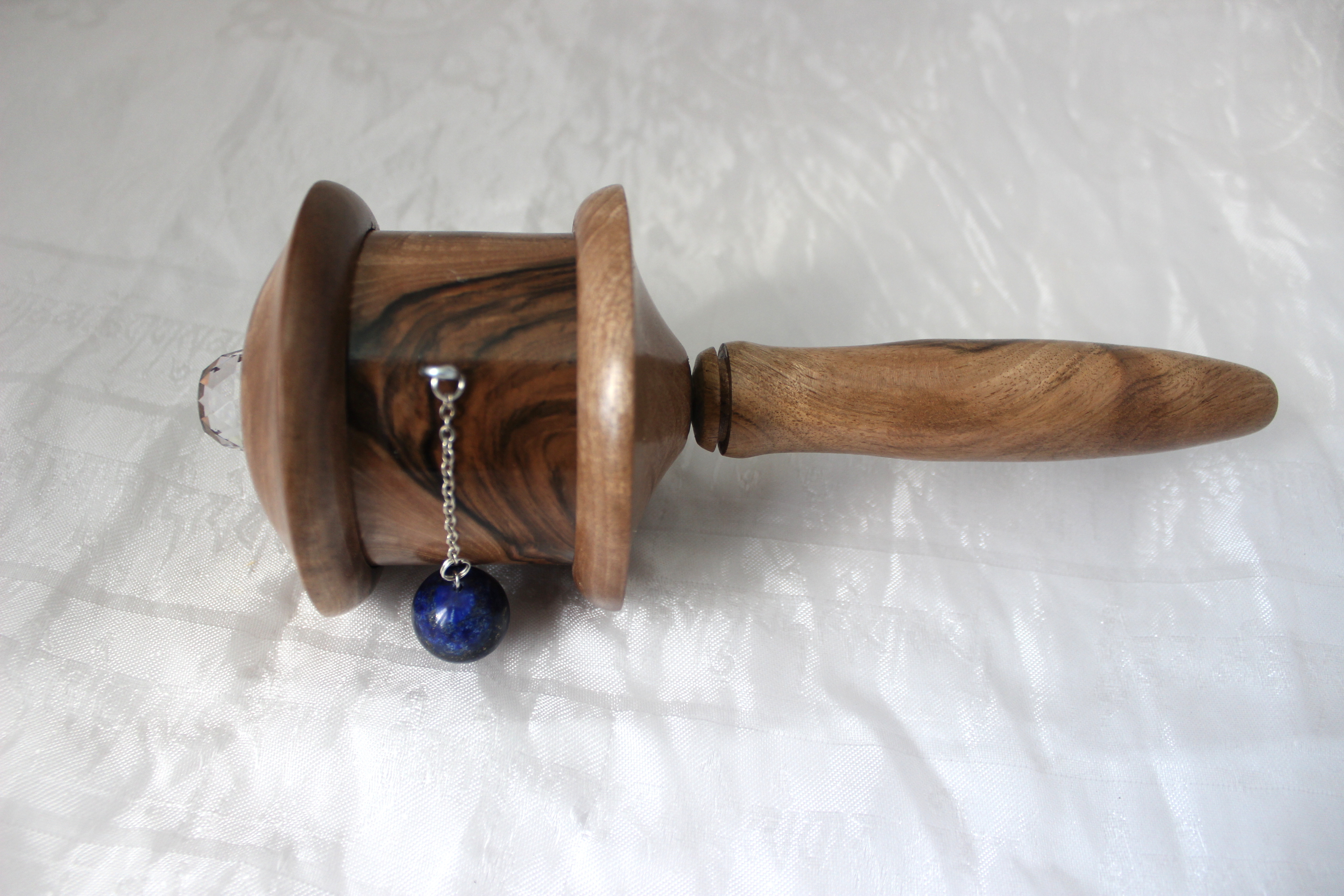 Medicine Buddha Prayer Wheel- English Walnut - Image 5