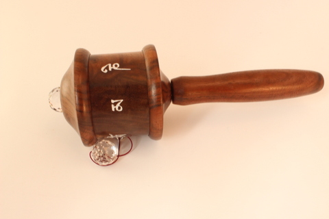 Walnut Prayer Wheel