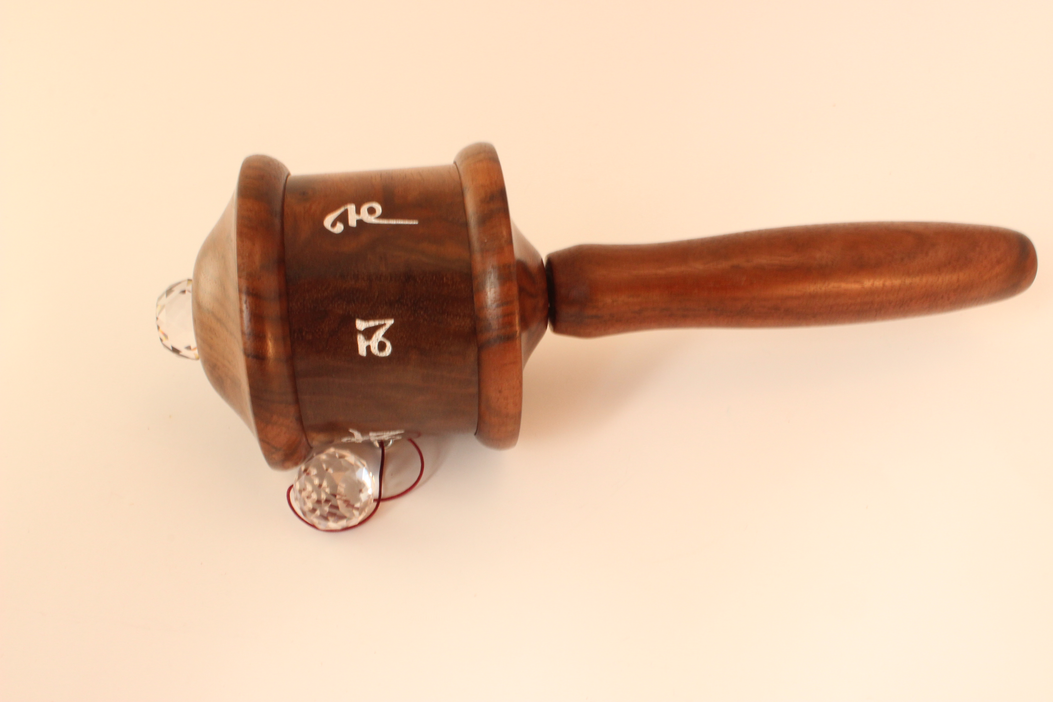 Walnut Prayer Wheel - Image 7