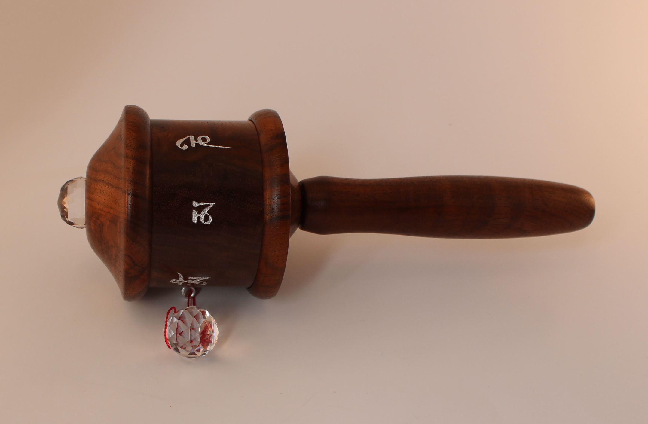 Walnut Prayer Wheel - Image 6