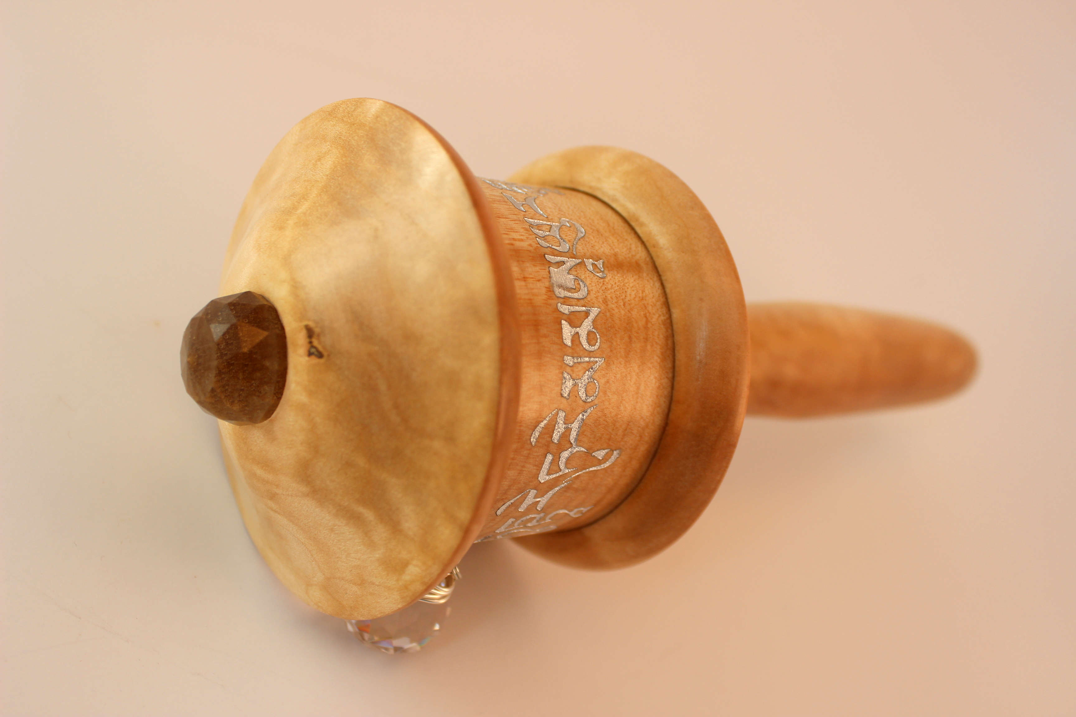 White Tara Prayer Wheel - Image 3