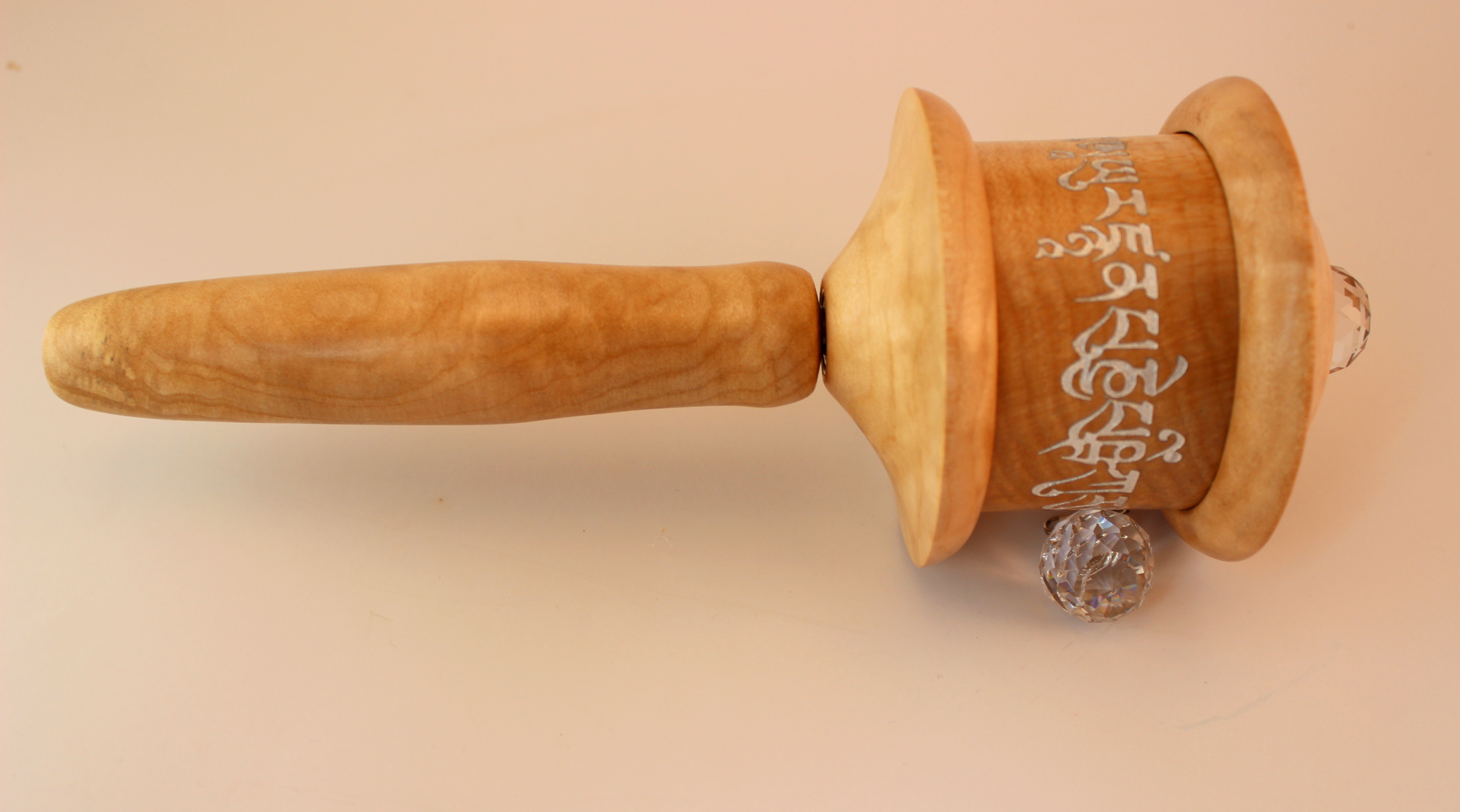 White Tara Prayer Wheel - Image 4