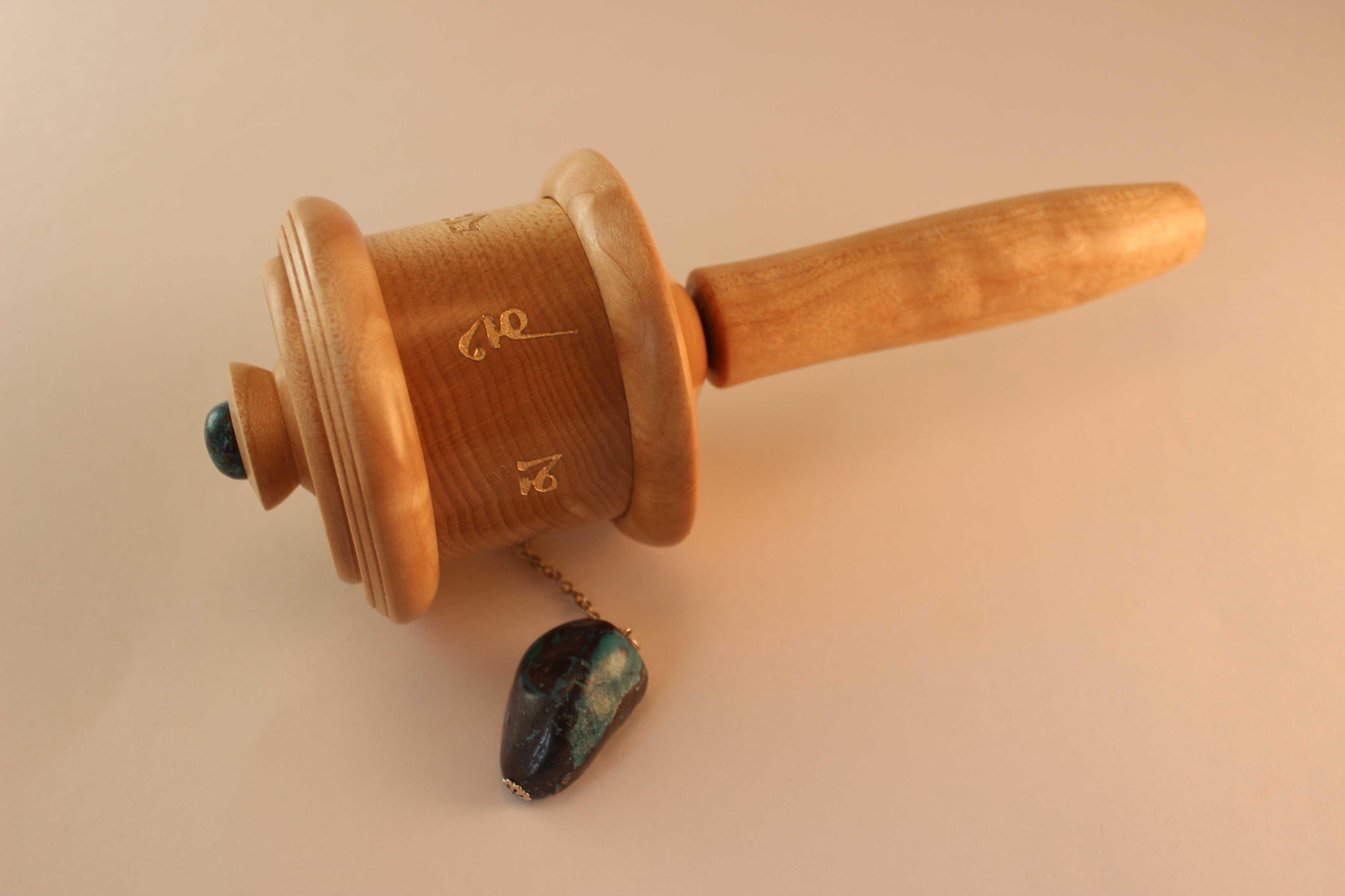 Dharma Wheel Maple Wood - Image 9