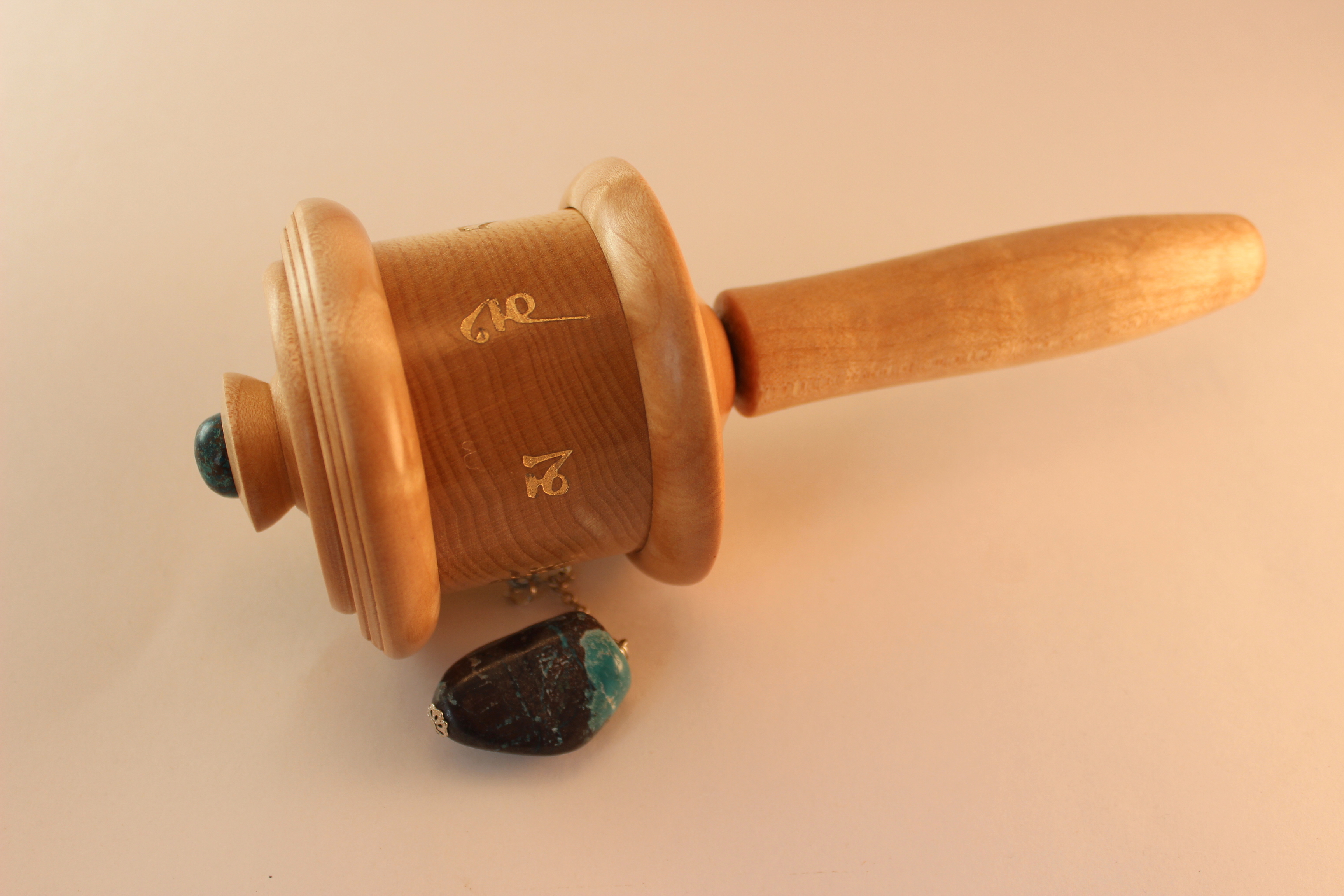 Dharma Wheel Maple Wood - Image 3