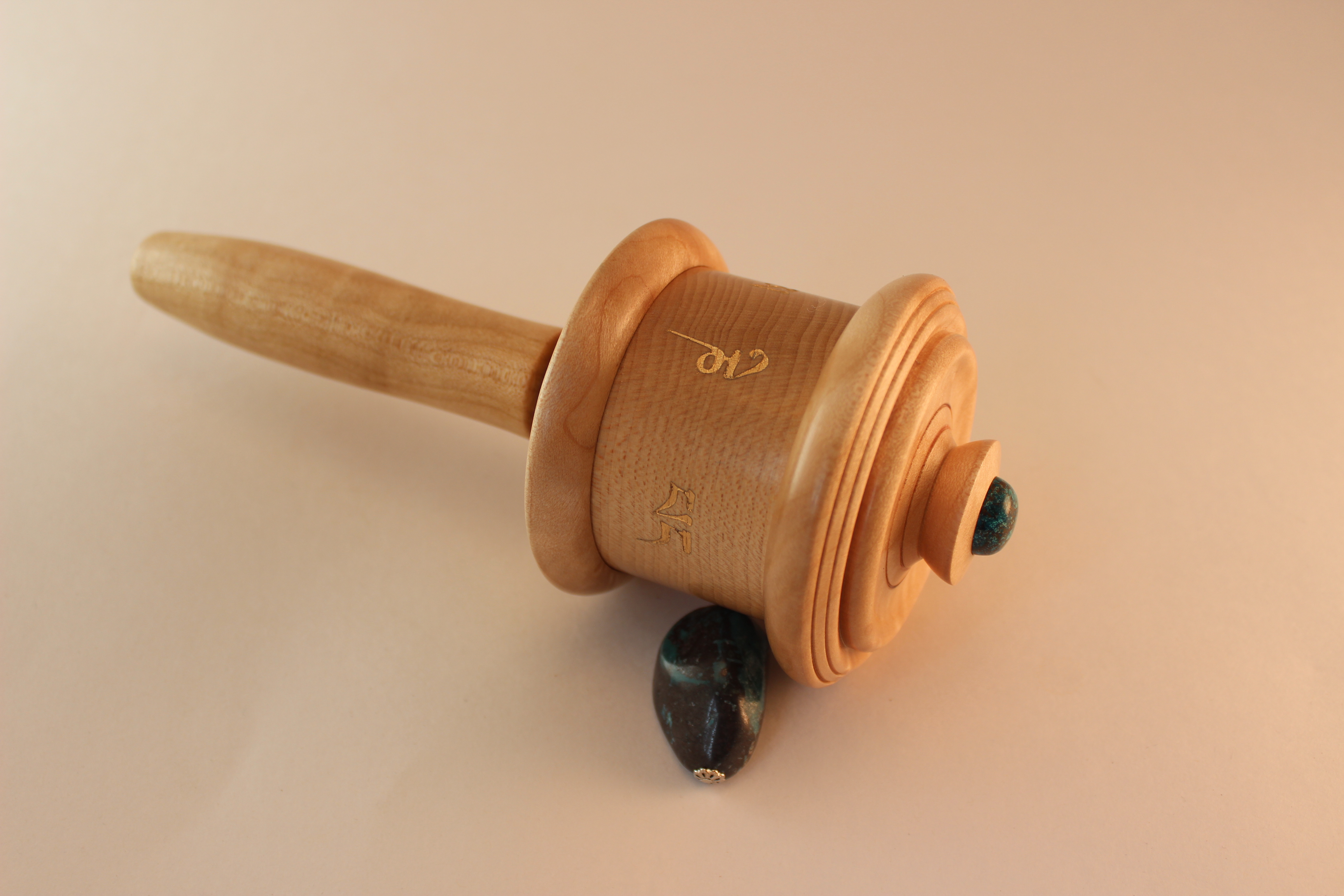 Dharma Wheel Maple Wood - Image 4