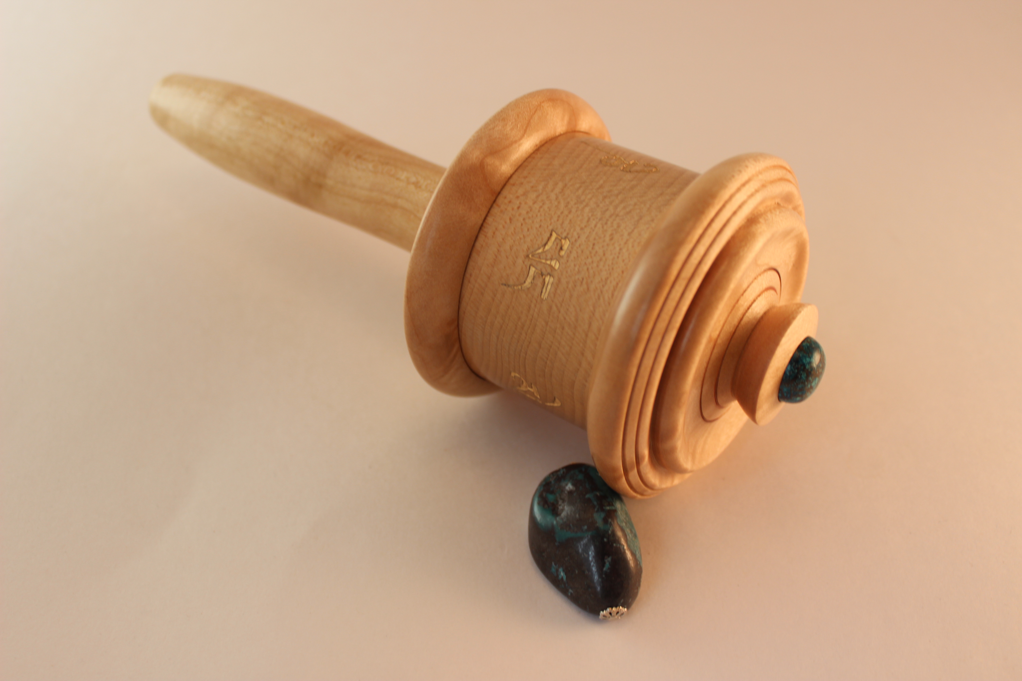 Dharma Wheel Maple Wood - Image 6