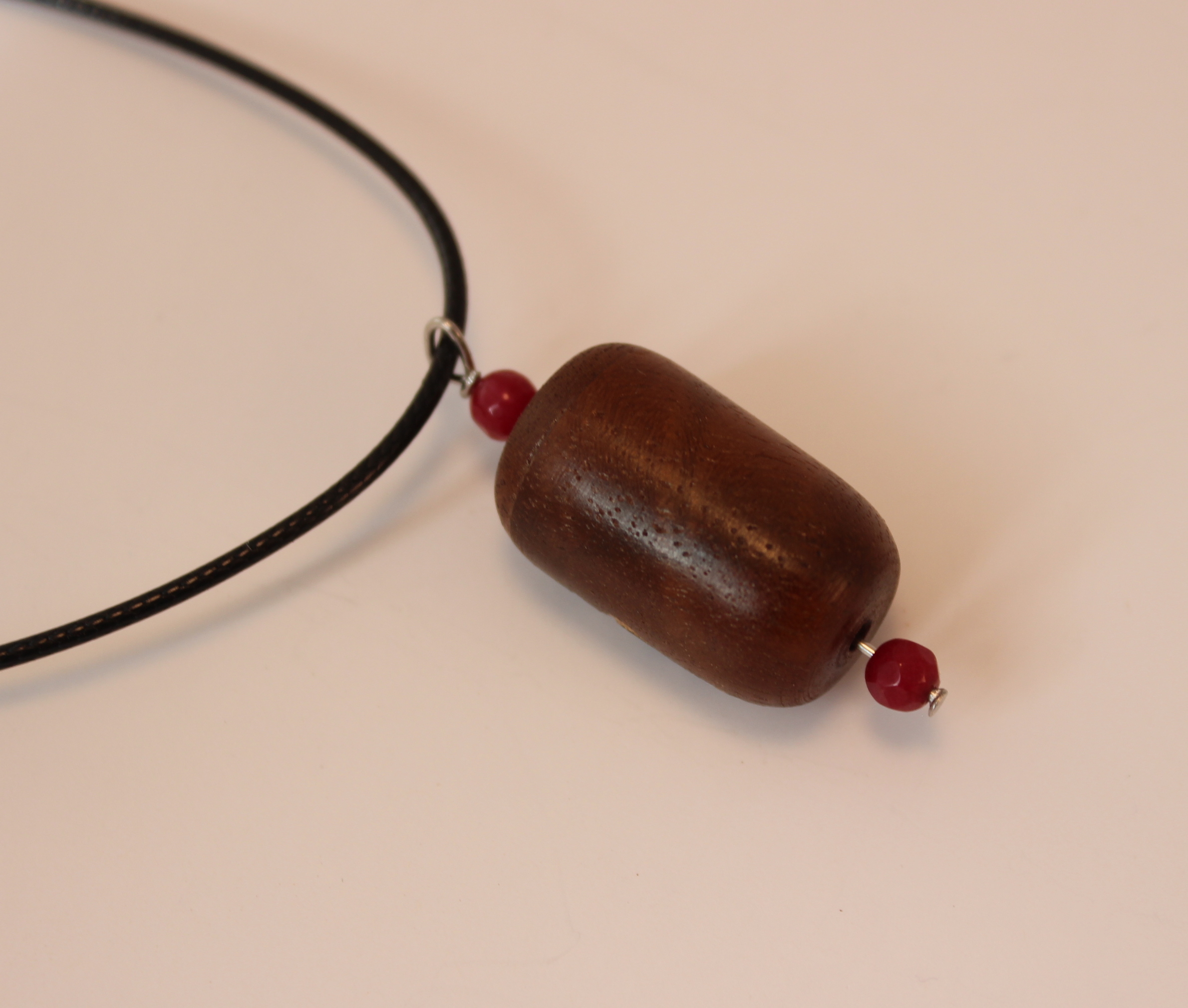 Pendant Prayer Wheel Walnut - Image 4